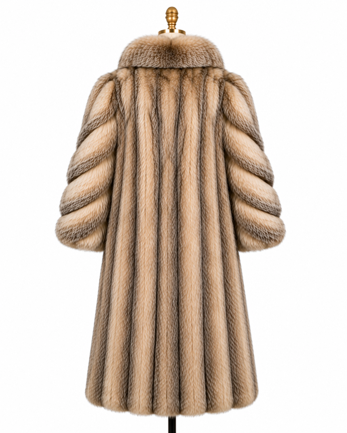 Archive & Vintage 45" Crystal Fox Coat
