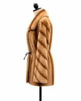 Archive & Vintage  Whiskey Dyed Sheared Mink Jacket-31"