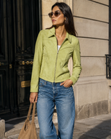 Suede Shirt Collar Jacket / Maximilian