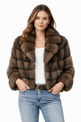 Maximilian Lux 23" Barguzin Russian Sable Fur Jacket