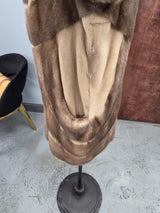 Archive & Vintage Caramel Mink coat with Sheared Mink Inserts- 32"