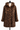 Archive & Vintage Maximilian Animal Print Mink Patchwork Reversible Hooded Jacket – 34"