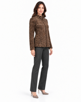 Maximilian One-of-a-Kind 25" Copper Dyed Swakara Lamb Jacket