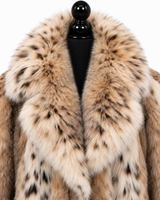Archive & Vintage 29" Natural Lynx Jacket with Notch Collar