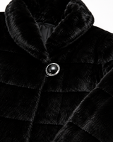 Maximilian One-of-a-Kind 54" BLACKGLAMA® Mink Coat, Horizontal Body