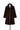 Archive & Vintage Mahogany Let-out Mink Coat - 36"