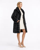 Maximilian 37" Denim Blue Dyed Sable Coat