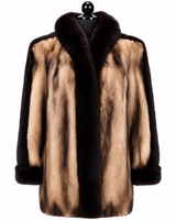Archive & Vintage 31" Fitch Jacket with Black Mink Trim