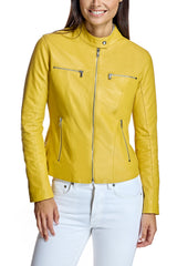 Italian Leather Fitted Jacket / Maximilian