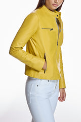 Italian Leather Fitted Jacket / Maximilian