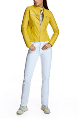 Italian Leather Fitted Jacket / Maximilian