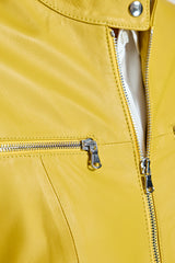 Italian Leather Fitted Jacket / Maximilian
