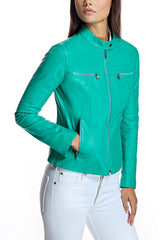 Italian Leather Fitted Jacket / Maximilian