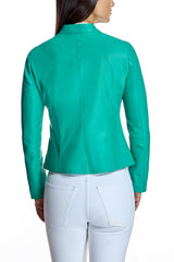 Italian Leather Fitted Jacket / Maximilian