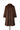 Archive & Vintage Brown Mink double breasted  full fit coat -37"
