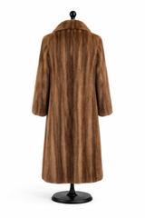 Archive & Vintage Mink Coat with Notch Collar-42"
