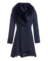 Woolblend Fit and Flare Coat-Maximilian