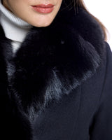 Woolblend Fit and Flare Coat-Maximilian