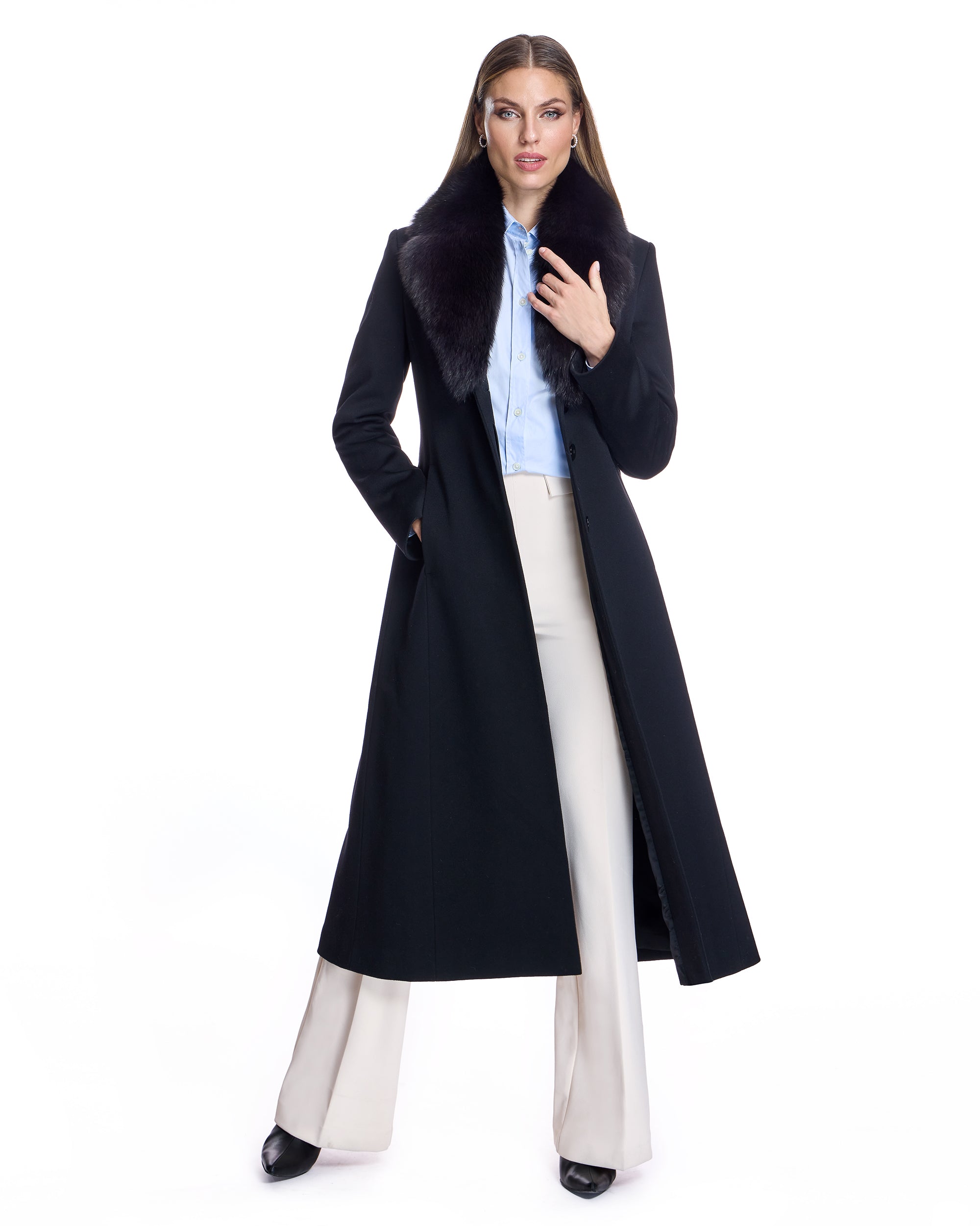 Loro Piana Full Length Wool Coat