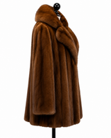 Archive & Vintage 31" Demibuff Mink Jacket with Sable Notch Collar