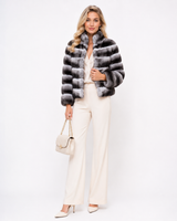 Maximilian Lux Chinchilla Fur Bolero Jacket