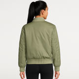 Dyed Mink Reversible Baseball Jacket