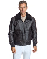 Men's Leather Jacket-Maximilian