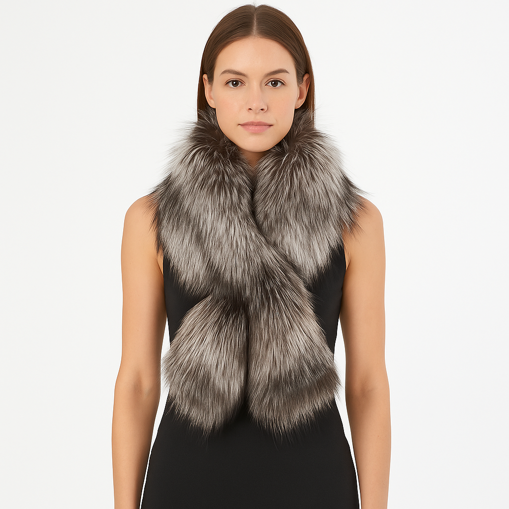 FOX PULL THRU SCARF