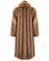 Archive & Vintage 49" Crystal Fox Coat with Tuxedo Collar