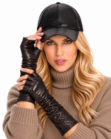 Made in Italy Lamb Leather Baseball Hat- Maximilan