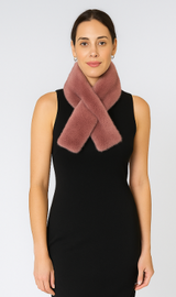 Mink Pull Thru Scarf