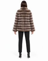 Maximilian One-of-a-Kind 26" Seafoam Dyed Russian Sable Jacket