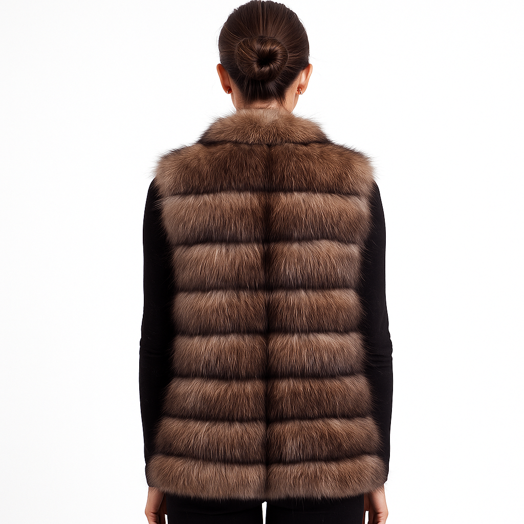 24" TIP DYED BARGUZINE SABLE  VEST