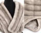 Archive & Vintage Grey Mink Stole