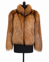 Archive & Vintage 22" Natural Amber Fox Bolero
