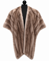 Archive & Vintage Silver Blue Mink Stole