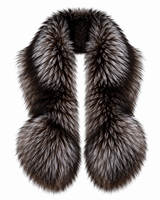 Maximilian Silver Fox Pull -Through Scarf