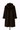 Archive & Vintage Brown dyed Sheard Mink Coat with Hood