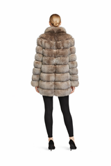 29" Tip-Dyed Silvery Russian Sable Jacket