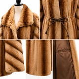 Archive & Vintage  Whiskey Dyed Sheared Mink Jacket-31"