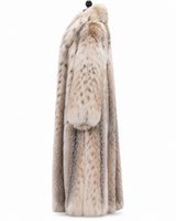 50" Natural Lynx Coat with Shawl Collar | Maximilian Archive & Vintage