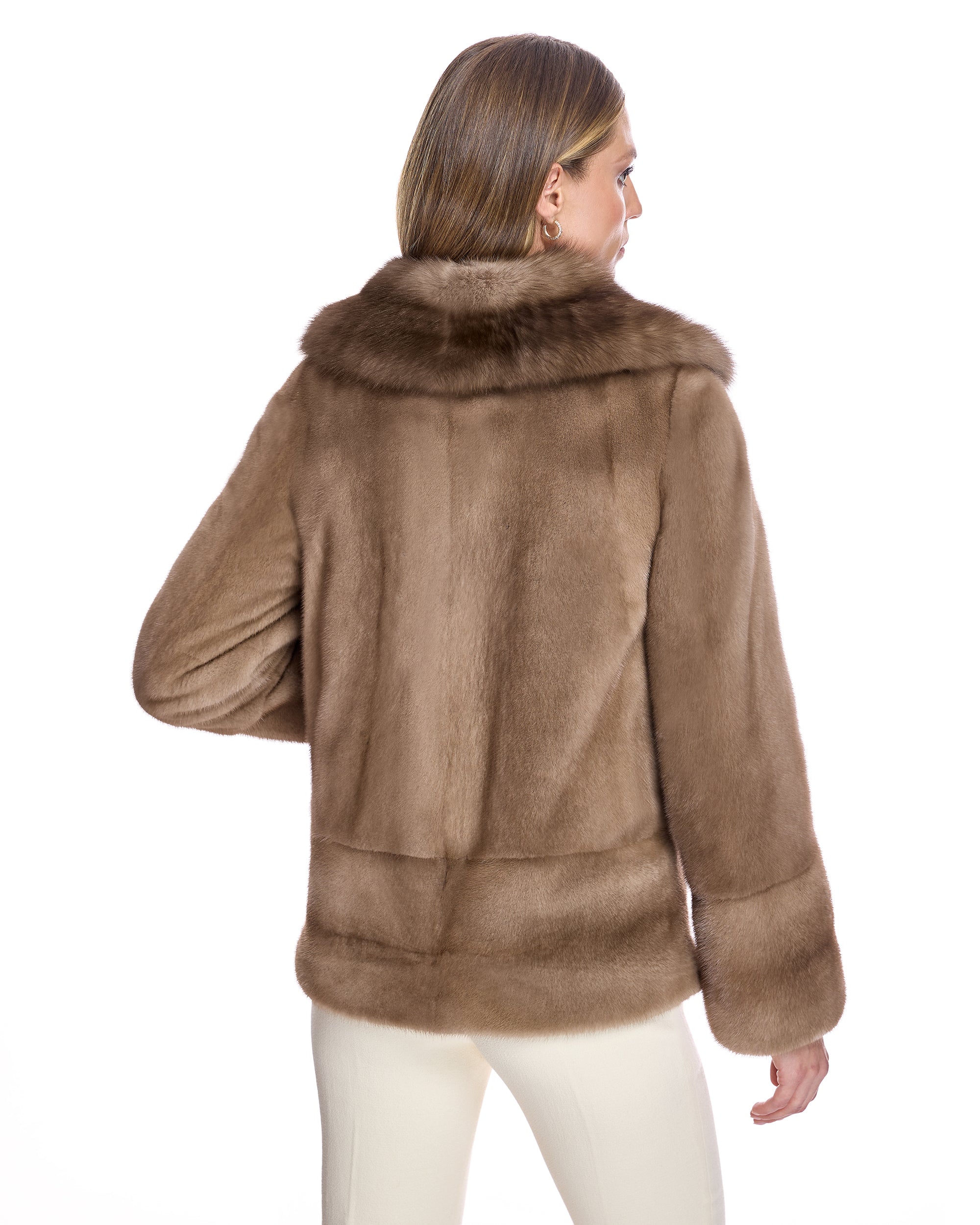 Mink Jacket with Sable Collar