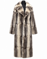 Archive & Vintage Black Cross Mink Reversible Coat