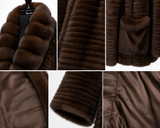 Archive & Vintage 30" Michael Kors Tip dyed Sable Sweater Jacket