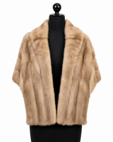 Archive & Vintage 17" Natural Azirine Mink Stole