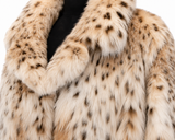 Archive & Vintage 37" Lynx Coat with Notch Collar