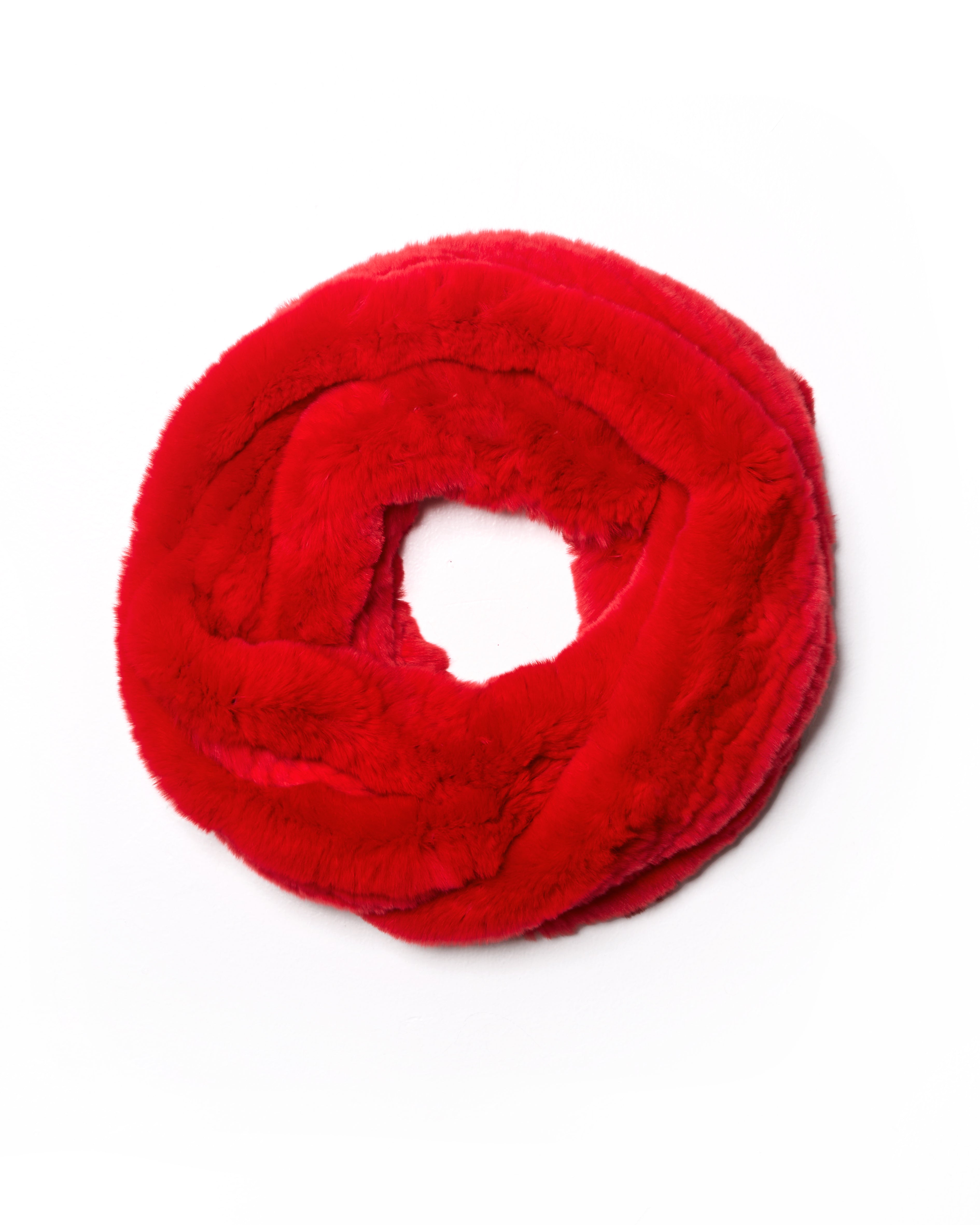 Knitted Rex Rabbit Infinity Scarf – Maximilian