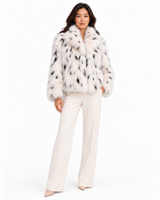 Maximilian 22" Spotted Dyed Section Fox Bolero