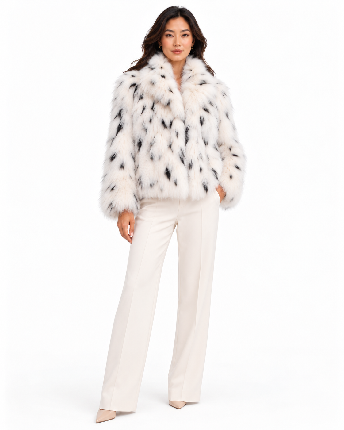 Maximilian 22" Spotted Dyed Section Fox Bolero