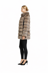 29" Tip-Dyed Silvery Russian Sable Jacket